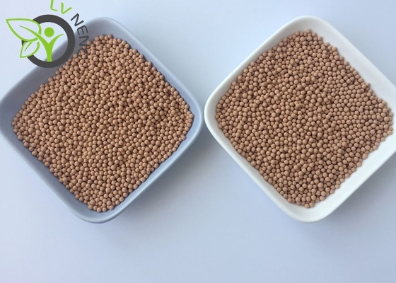 Zeolite dessecante 1,7 - 2.0MM do líquido refrigerante Microporous da peneira molecular para a umidade de absorção