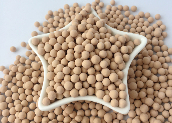 98,0% adsorção qualificada ≤10.0% da água de Rate Molecular Sieve 5A do tamanho de partícula